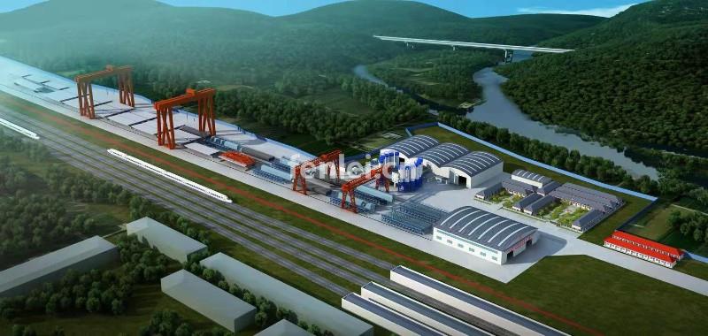 烟台效果图制作 工地厂房效果图 道路景观设计制作